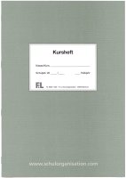 F&L Kursheft, 2 Kurshalbjahre, grau