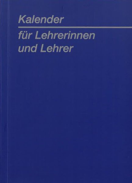 F&L - Lehrerkalender Urtyp Karton 2026/2027