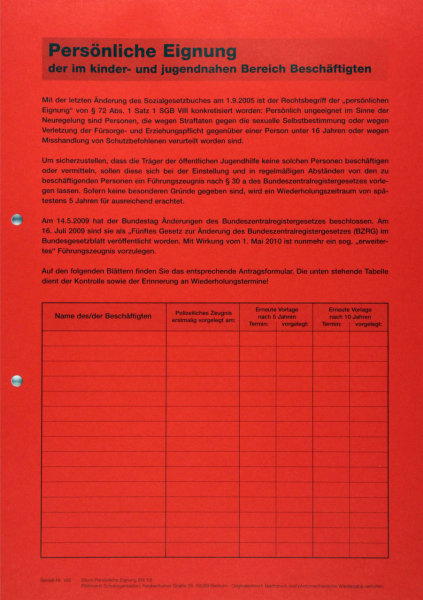 Persönliche Eignung,