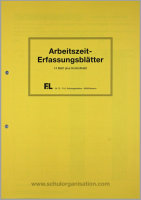 F&L Arbeitszeiterfassung mit Kontrollblatt