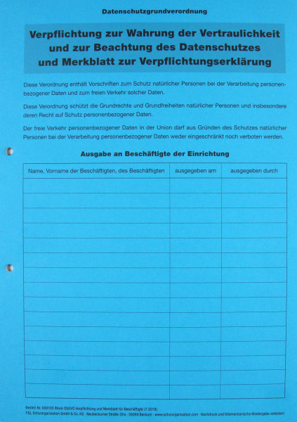 F&L Datenschutzgrundverordnung