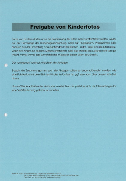 F&L Freigabe von Kinderfotos