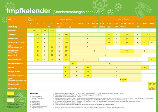 F&L Aushang - Impfkalender