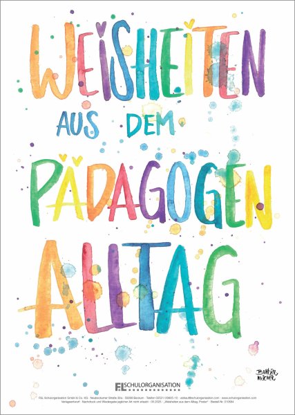 F&L Weisheiten aus dem Kita-Alltag - 10 Poster