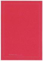 Premium Zeugnis-Überreichungsmappe rot metallic mit Silberdruck  - stilvoll und hochwertig 5er Set