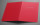 Premium Zeugnis-Überreichungsmappe rot metallic mit Silberdruck  - stilvoll und hochwertig mit Eindruck