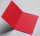 Premium Zeugnis-Überreichungsmappe rot metallic mit Silberdruck  - stilvoll und hochwertig mit Eindruck