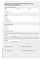 Vereinbarung zur Durchführung des Praktikums in der...