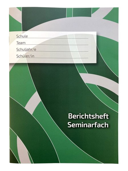 Berichtsheft Seminarfach mit separaten Beobachtungs- und Bewertungsbogen