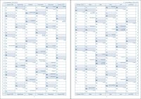F&L - Lehrerkalender (blau) A4 Planer Ausgabe 2024/2025