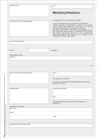 Mitteilung der Notadressen