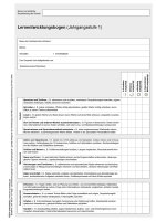Lernentwicklungsbogen für die Jahrgangsstufe 1...