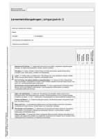 Lernentwicklungsbogen für die Jahrgangsstufe 2...