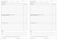 Ausbildungsnachweis / Berichtsheft für 3 Jahre kaufmännische Berufsausbildung, wöchentlicher Eintrag