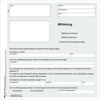 Mitteilung Gefährdung Versetzung / Abschluss, 21,0 x...