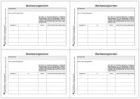 Überlassungsschein für Schulbücher, DIN...