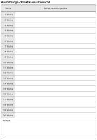 F&L - Ausbildungs- und Praktikumsnachweis für 20 Wochen Vollzeitunterricht