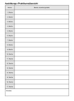 Heft für Nachweise in der Berufsausbildung und im Praktikum, DIN A5, für 51 Wochen