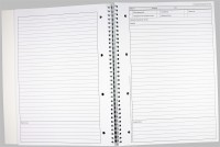 Gesprächsnotizen / Protokollbuch mit Vordruck DIN...