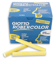 Kreide Robercolor in der Farbe gelb, Inhalt 100 Stück
