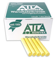 ATLA-Kreide, gelb, konvex, Karton a 144 Stück