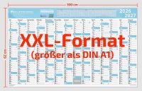 Schuljahres - Wandkalender XXL für das Schuljahr 2026/2027