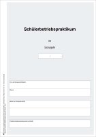 Schülerbetriebspraktikum, Block zur Dokumentation,...