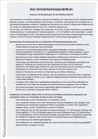 Schülerbetriebspraktikum, Block zur Dokumentation, Schuljahr 8 und 9, DIN A4, Sachsen-Anhalt