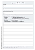 Schülerbetriebspraktikum, Block zur Dokumentation, Schuljahr 8 und 9, DIN A4, Sachsen-Anhalt